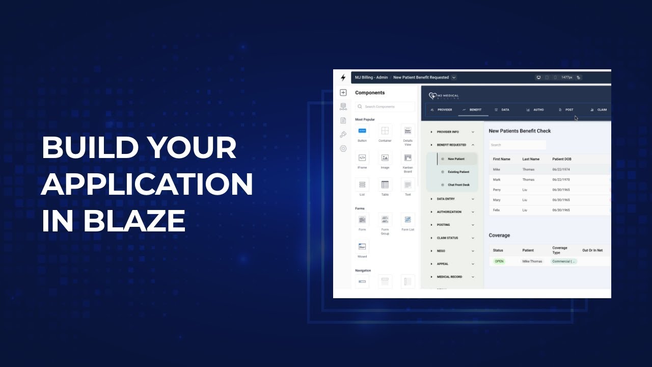 Build Your Application in Blaze