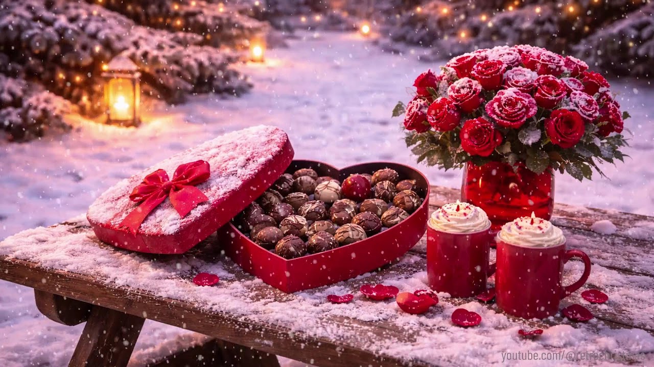 LOVE IS IN THE AIR ! ❄️ Valentine Night Vibes ❄️Soothing Jazz ❄️