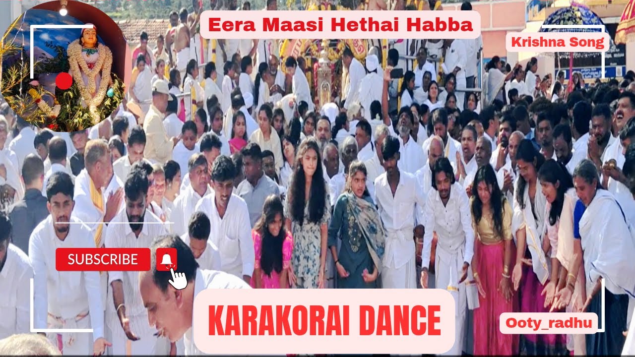 Karakorai Dance | Krishna Dance | Hethai Habba | Jakkatha(@Ooty_radhu)