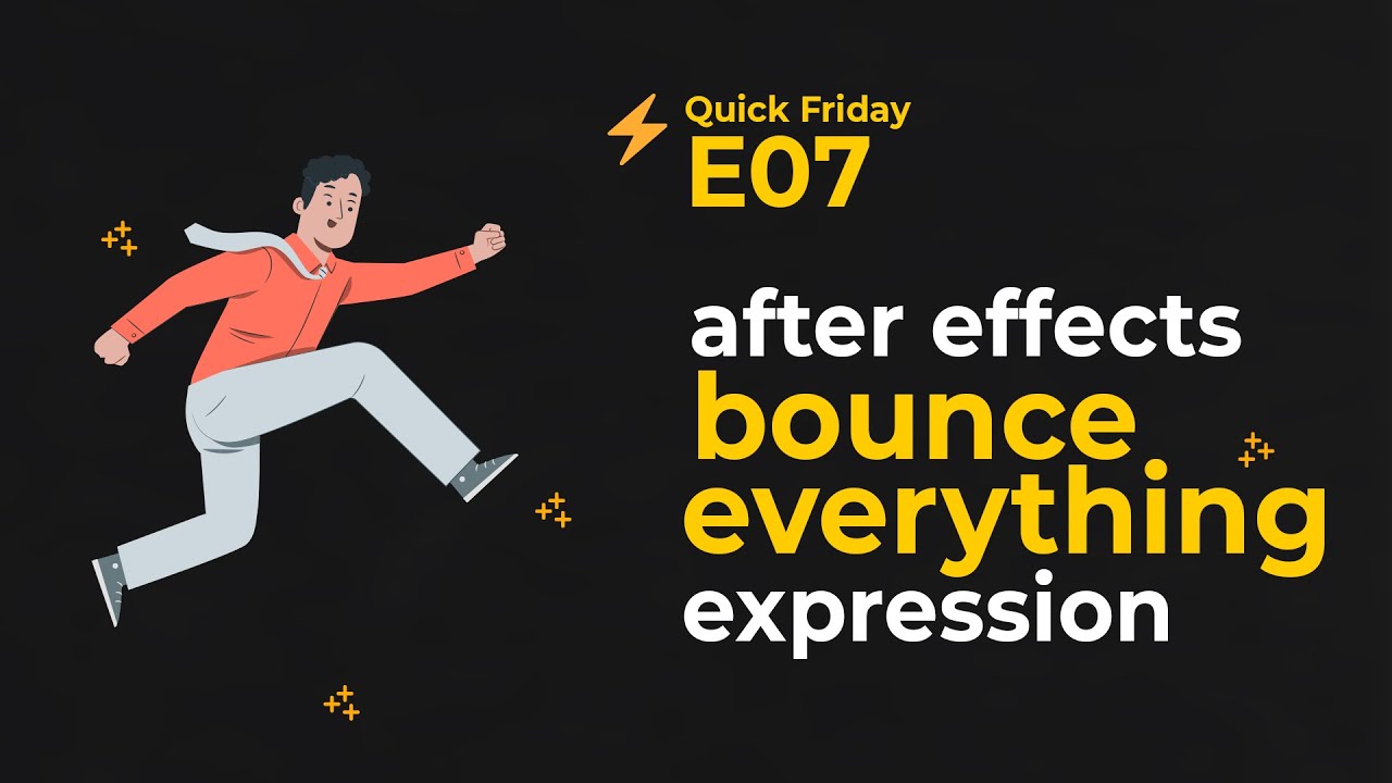 ⚡️ Выражение Bounce в After Effects — краткие советы и рекомендации по After Effects — Quick Frid...