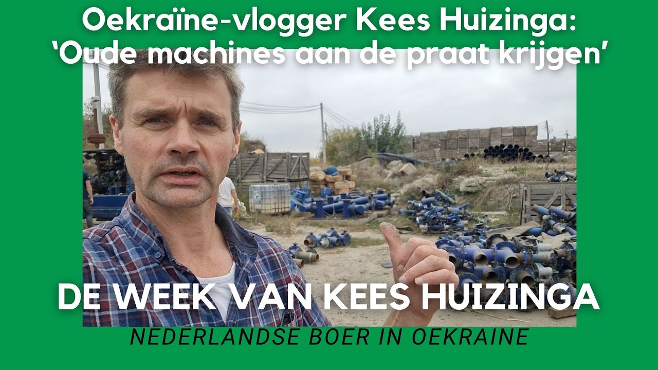 Oekraïne-vlogger Kees Huizinga: ‘Oude machines weer aan de praat krijgen’