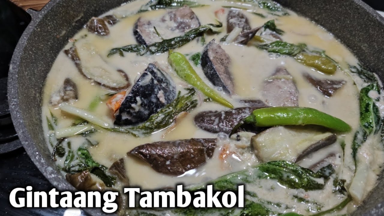 Pag eto ba ulam mo dika kakain GINATAANG TAMBAKOL 