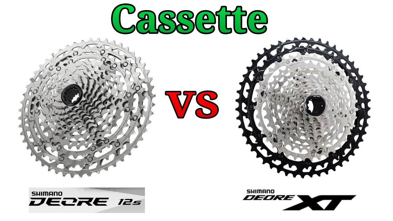 Cassette Shimano Deore M6100 VS Deore XT M8100