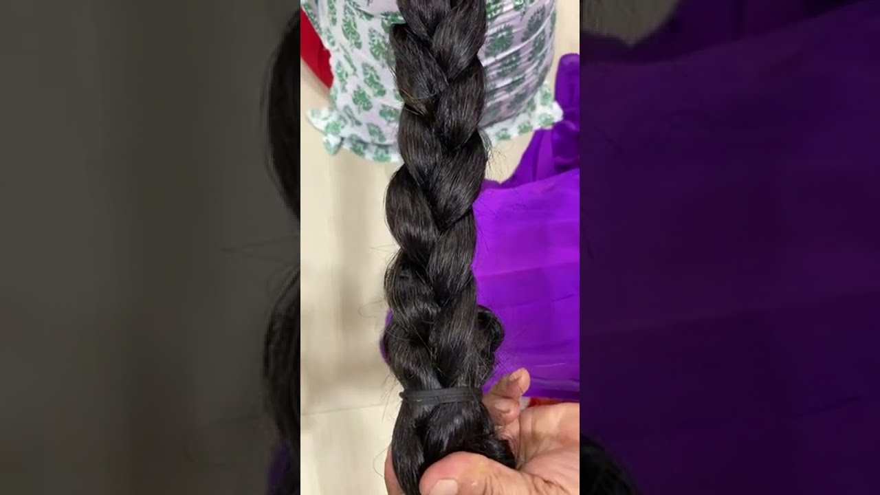 Folded Hair Braid For Hair Growth | How To Get Thicker & Longer Hair By Braid | Fastest Hair Growth