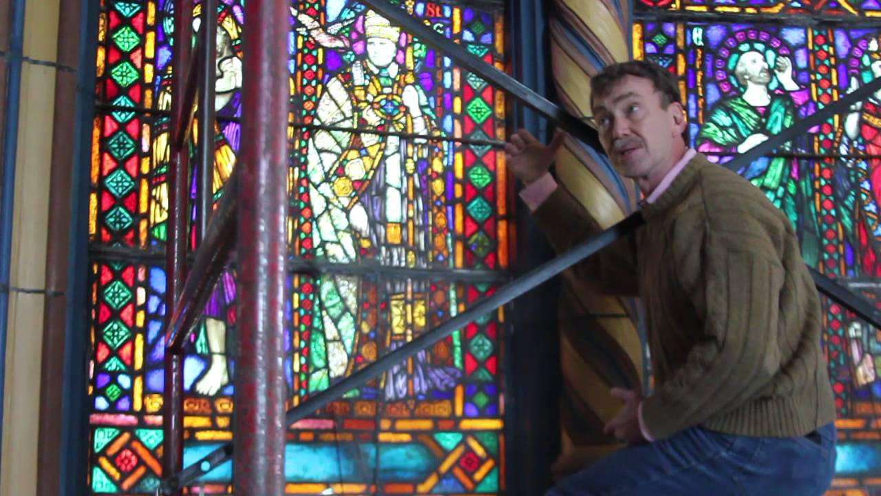 Ascension of our Lord Stained Glass pt2 by Beyer Studio