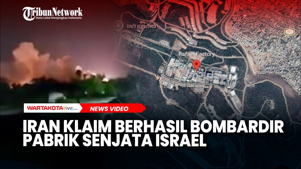 Iran Klaim Berhasil Bombardir Pabrik Senjata Israel yang Bunuh Warga Palestina