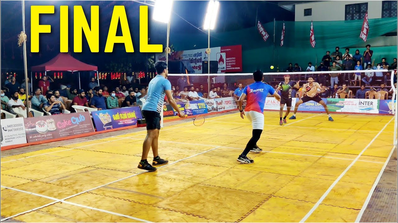 CHOKLI BADMINTON TOURNAMENT FINAL KANNUR | SHANU/NIZAM VS MASOOD/SUHAIL
