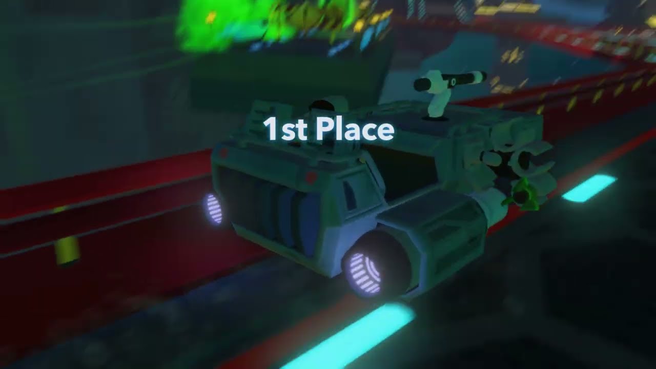 Playing A Racing Game On Disney Infinity 3.0 Gold Edition