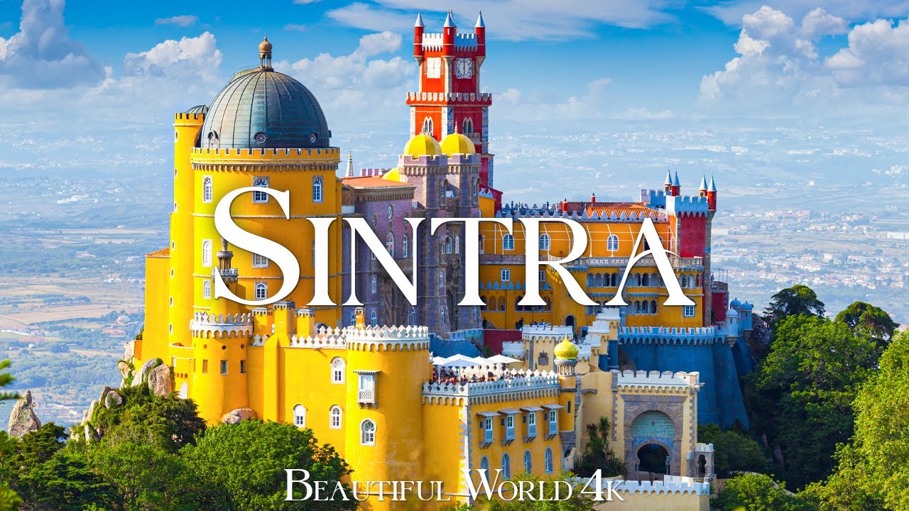 Sintra 4K Drone Nature Film - Peaceful Piano Music - Scenic Relaxation