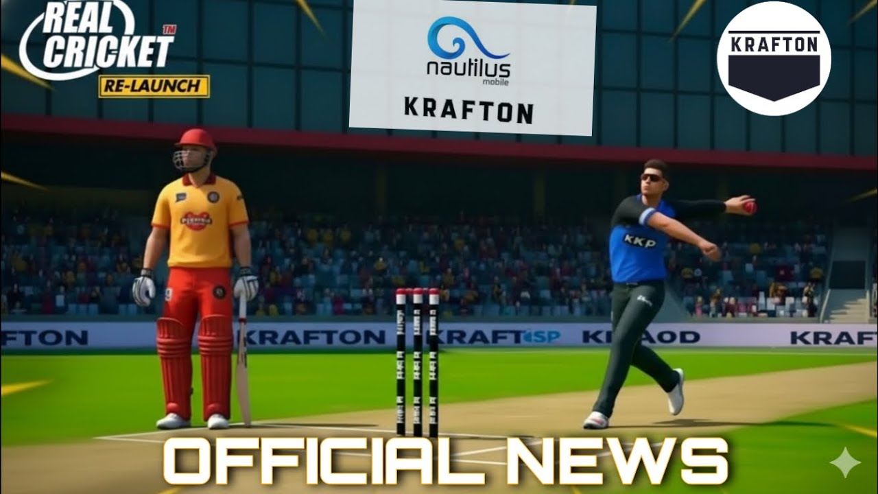 REAL CRICKET 24 RE-LAUNCH  | KRAFTON REAL CRICKET #realcricket24relaunch #krafton