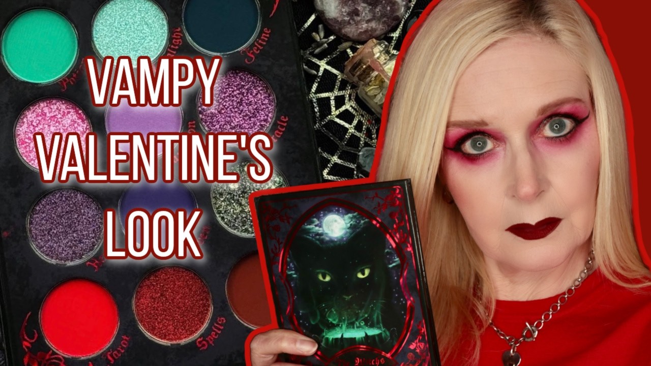 Образ вампирши в красном цвете ко Дню святого Валентина ❤️ | Fantasy Cosmetica x Battybean The Wi...