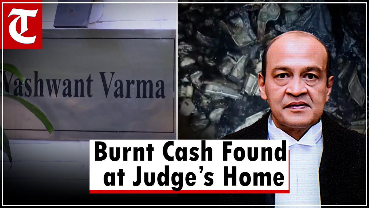 Watch : SC Releases Video of Burnt Cash Found at Delhi HC Judge&rsquo;s Residence