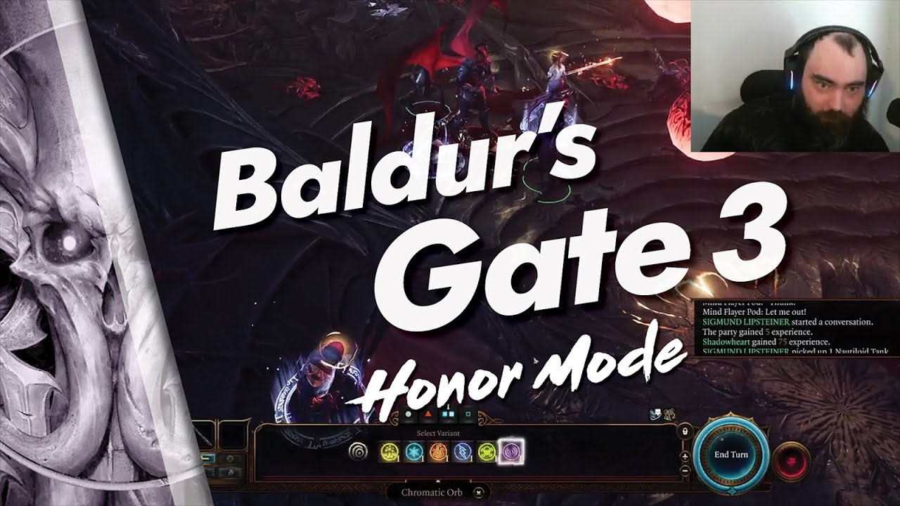 Baldur's Gate 3 Playthrough Part 1 Honor Mode No reload