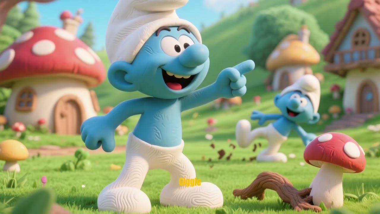🤫 Smurfs Must Stay Silent for 24 Hours  Kids laugh and learn videos