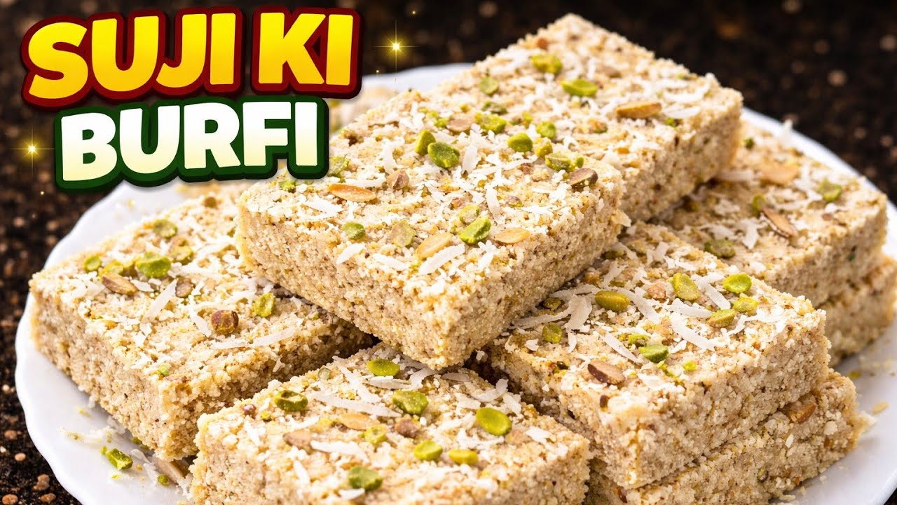 सुजी की सुपर सॉफ्ट बर्फी बनाने का सबसे बढ़िया आसान तरीका || शाबान रेसिपी 