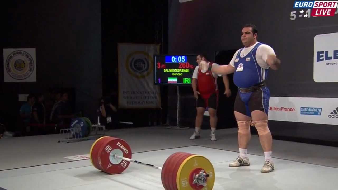 World Weightlifting Paris 2011 +105Kg Men - Behdad Salimi & Sajad Anoshiravani - Champions