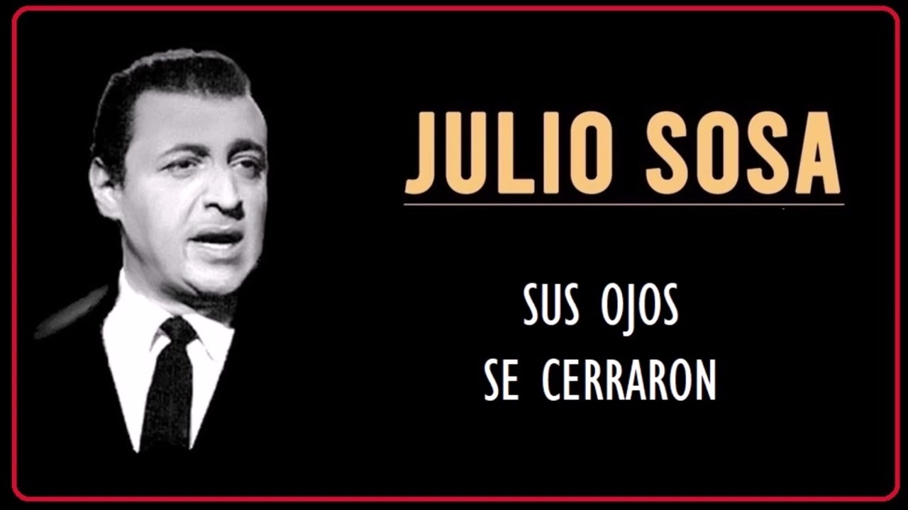Julio Sosa El varon del Tango Enganchado de exitos