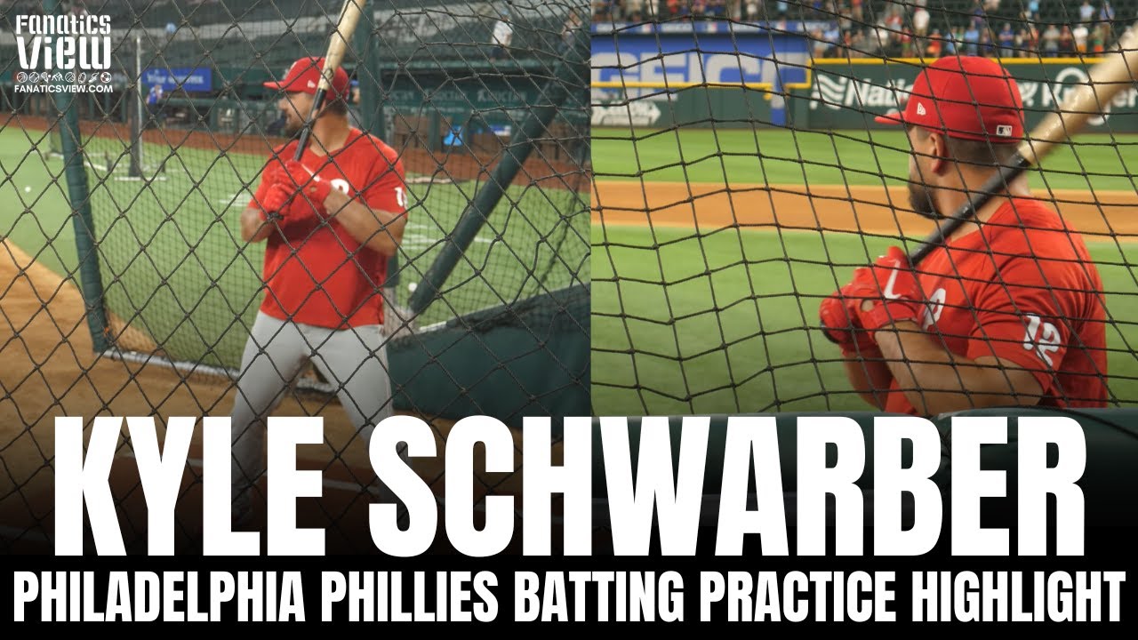 Kyle Schwarber Crushes Homers in Batting Practice | Multiple Angles Batting Practice Highlight