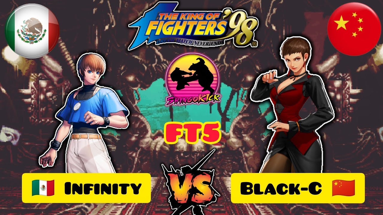 🔥Casi perfecciona su VICE🔥🇲🇽Infinity🇲🇽🆚🇨🇳Black-C🇨🇳 FT5 #kof98 