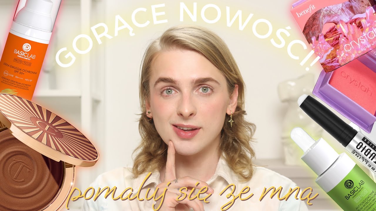 W KOŃCU mam ten nowy bronzer od Charlotte, róże od Benefit + kodzik na Basiclab