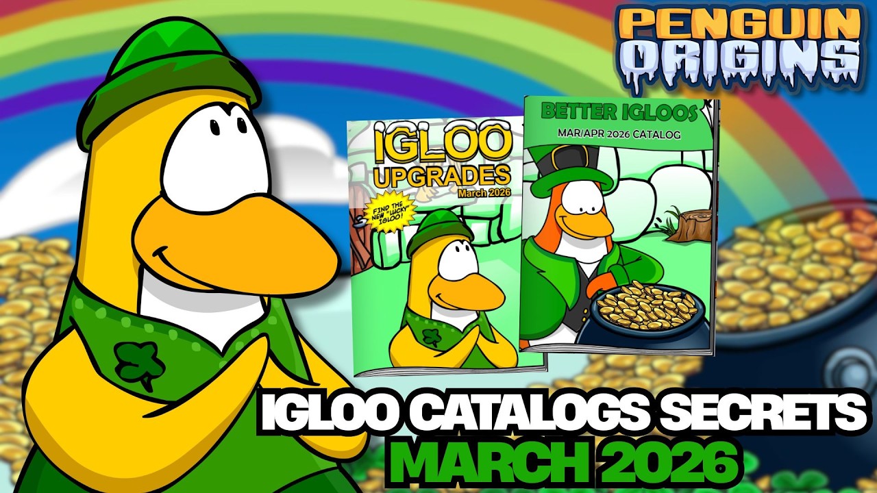 MARCH 2026 IGLOO CATALOGS SECRETS + NEWSPAPER #31! 🍀✨| Penguin Origins