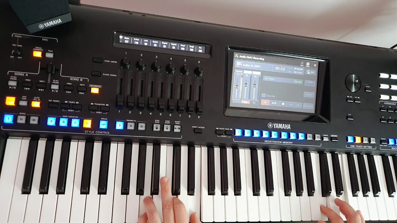 Расстояние - Что за ночь ☆Yamaha GENOS☆