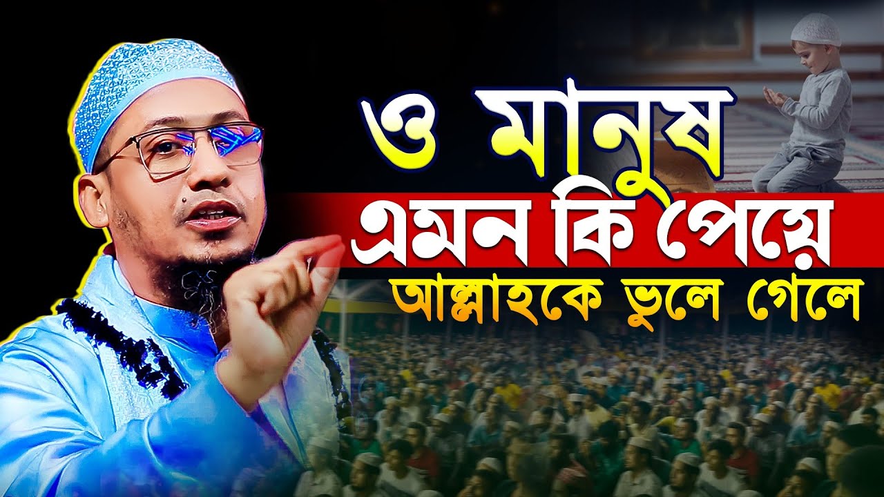 কি পেয়ে আল্লাহ কে ভুলে গেলেন বলেন | maulana anisur rahman ashrafi | আনিসুর রহমান আশরাফী ওয়াজ