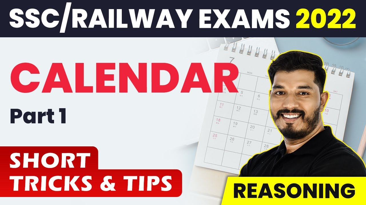 Calendar (Part 1) | Reasoning | All SSC And Railways Exams