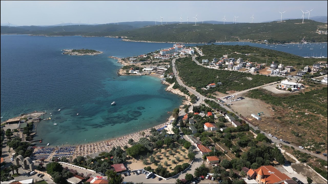 Сыгаджик | Сеферихисар | Измир | Турция | 4К | Виды с воздуха с дрона | Снято на DJI MINI 3 PRO.