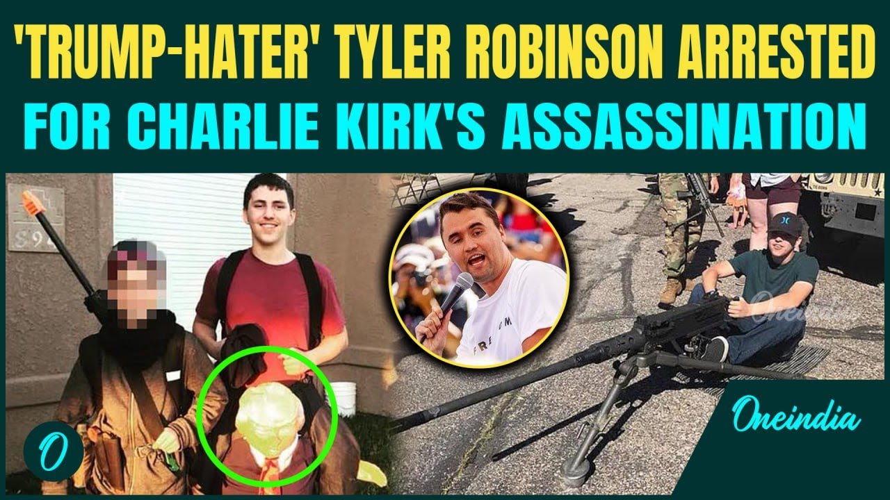 US Breaking: 'TYLER ROBINSON ARRESTED' Charlie Kirk's Assasin Nabbed In Utah|22-Year-Old Behind Bars