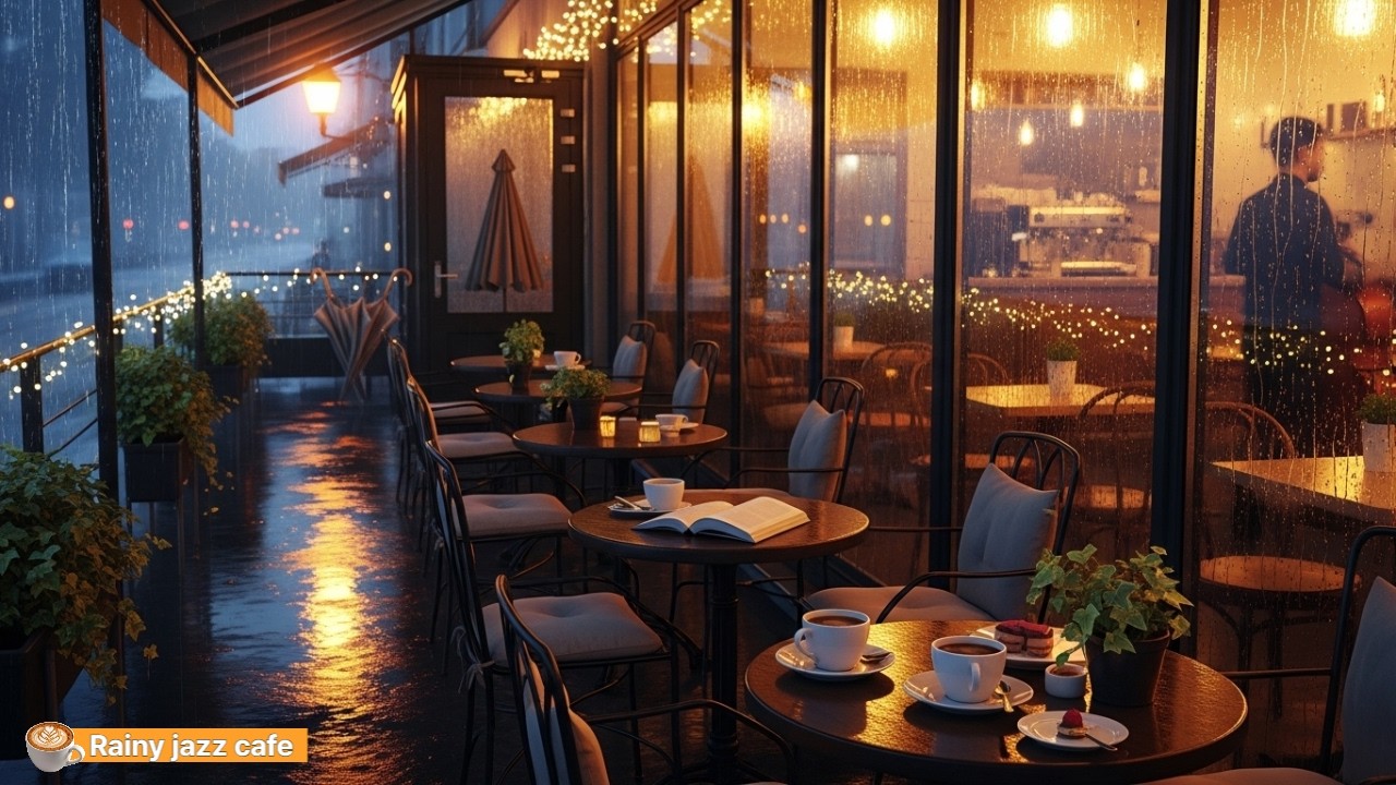 🌧️ 비 오는 날 카페 음악 | Rainy Day Cafe Music | 감성 힐링음악 1시간