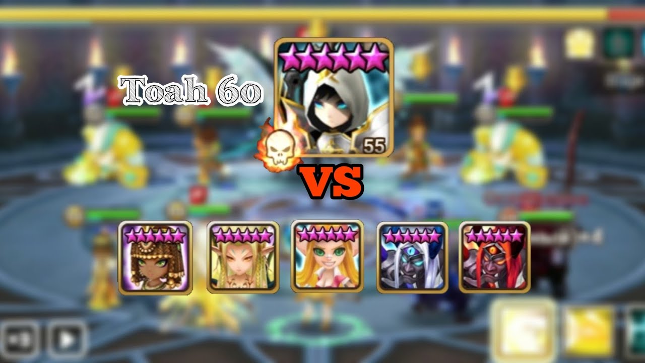 Artamiel -  Toah 60 (Kaki + Suiki)  моя пачка на босса  - Summoners war