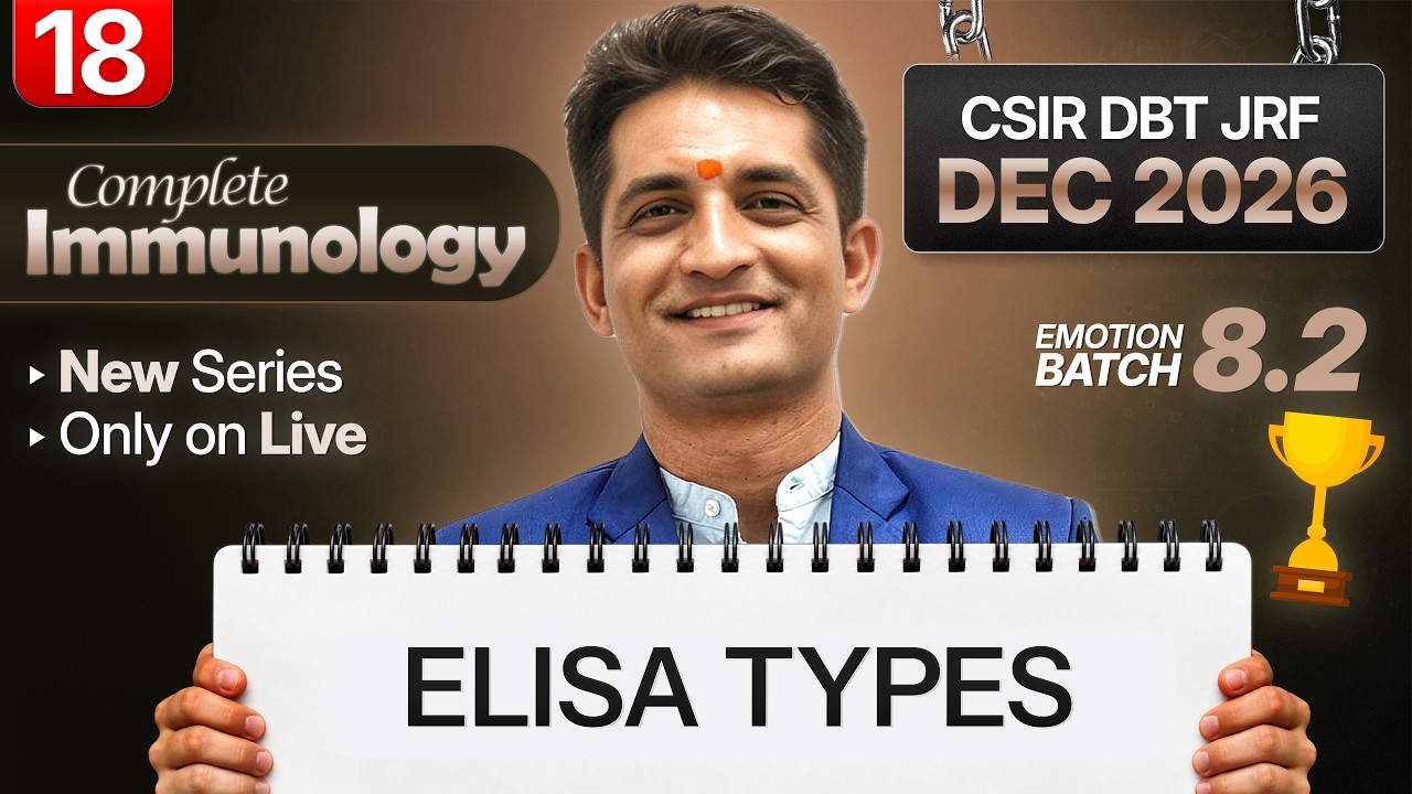 Emotion 8.0 I Lecture 18 I Immunology I IFAS CSIR NET DEC 2026 and June 2027