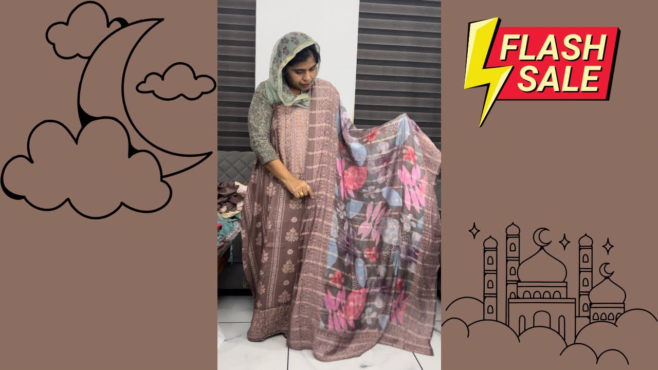 EID OFFER SALE:1690+SHIPPING.UNSTITCHED SUITS.NO RETURN.AFNA FASHION HOME.BOOKING:7736970623..