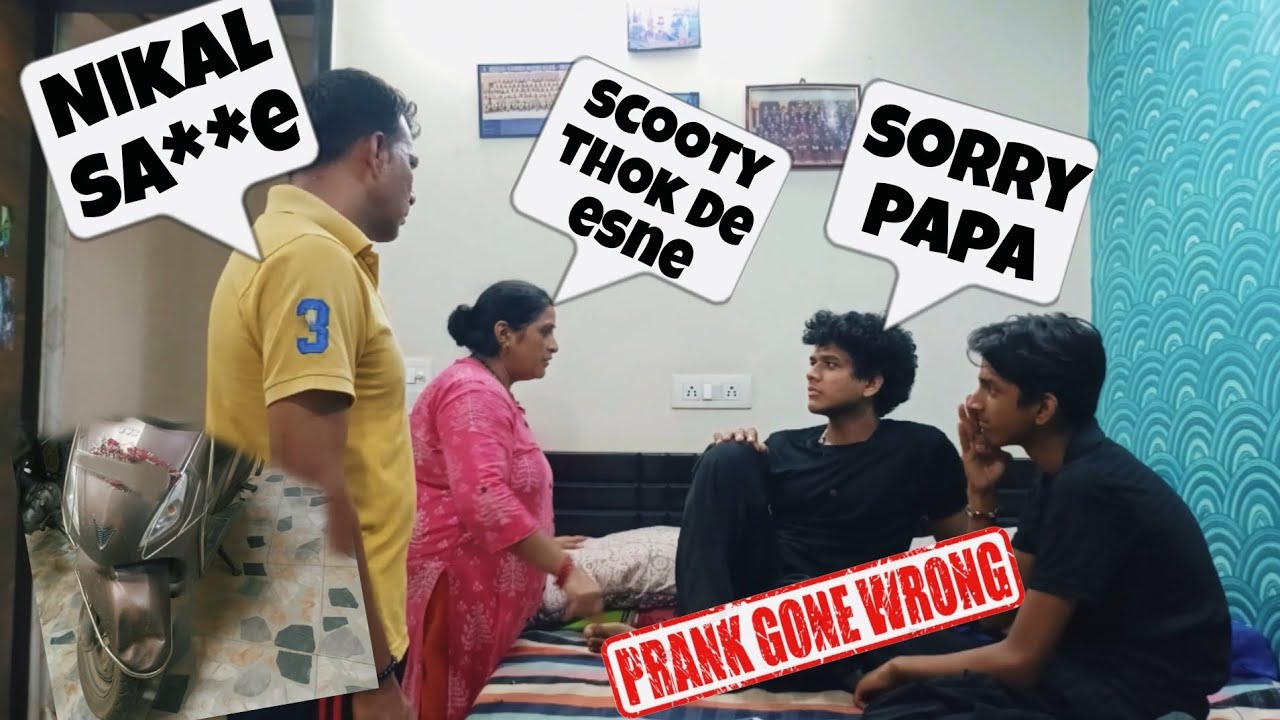 Scooty thok De😭||Prank on Indian Parent🤬 || Prank Gone Wrong❌|| Sumit Vansh vlogs