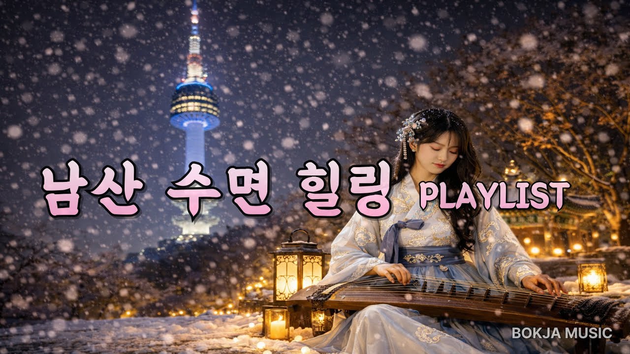 playlist 남산 수면 힐링 PLAYLIST 🌙｜눈 내리는 밤, 깊이 잠드는 음악