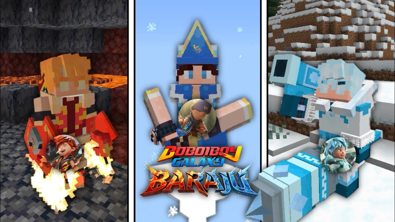 Review Addon Boboiboy Arc BARAJU🔥❄️ TERBARU - Minecraft