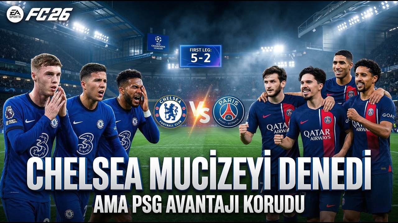 5-2’den Sonra Rövanşta Neler Oldu? PSG vs Chelsea FC26 Simülasyonu