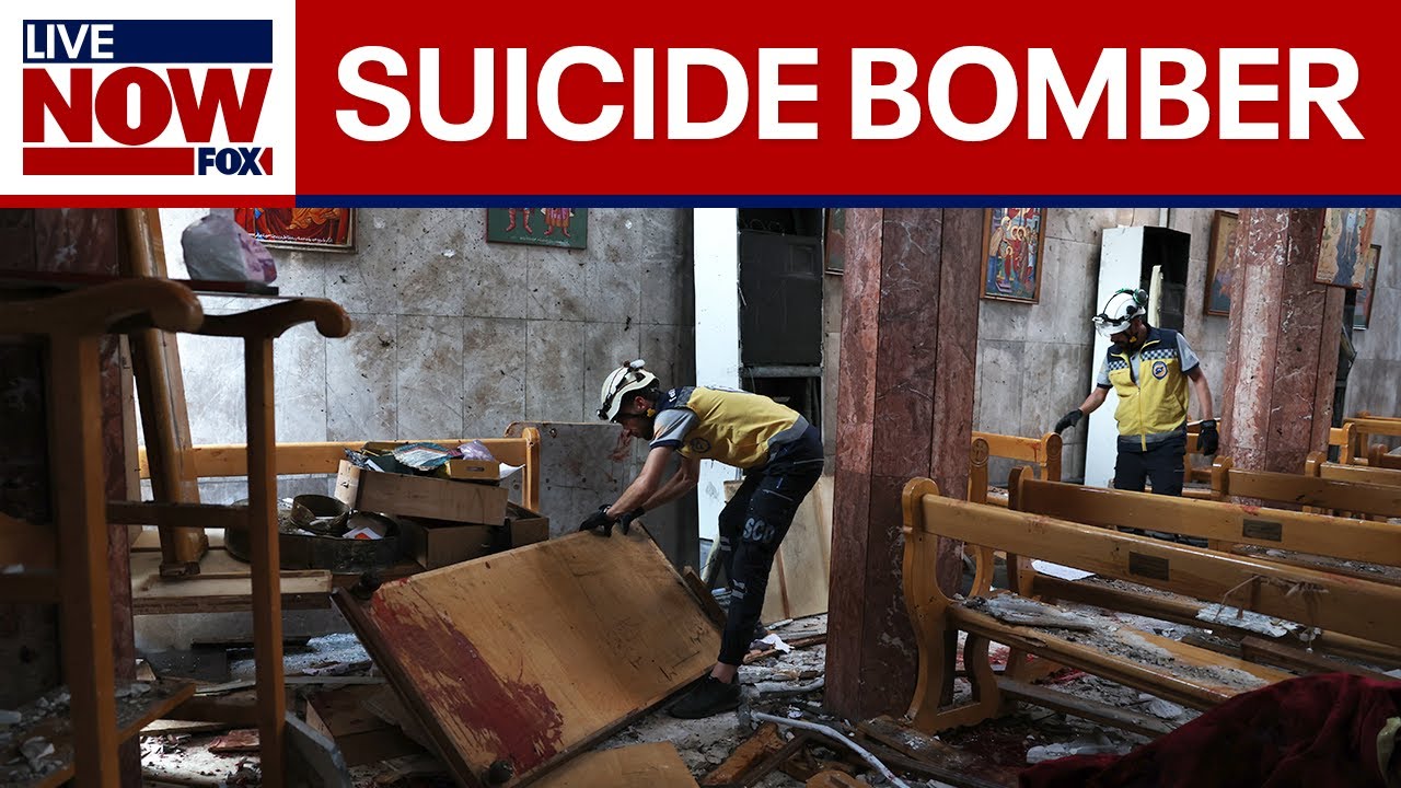 Syria suicide bomber: At least 13 killed at church near Damascus | LiveNOW from FOX