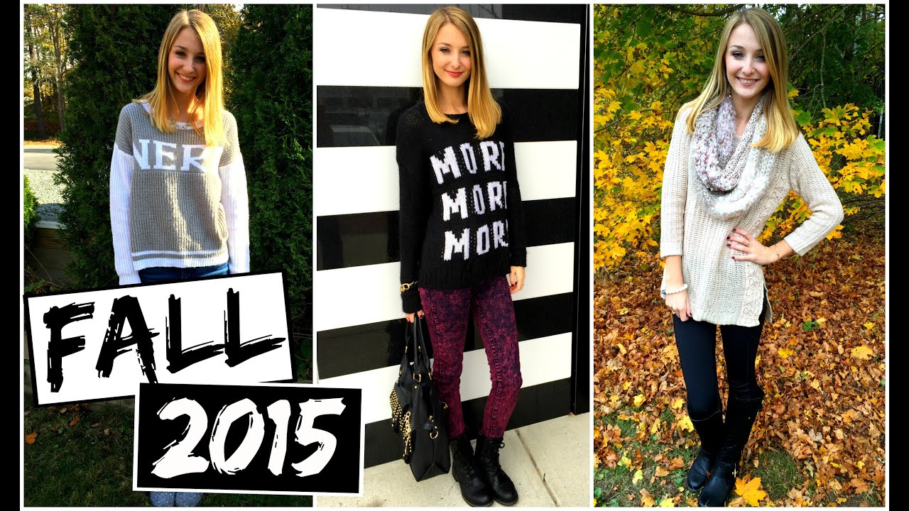 FALL OUTFIT IDEAS 2015 | Cute and Cozy! &hearts;