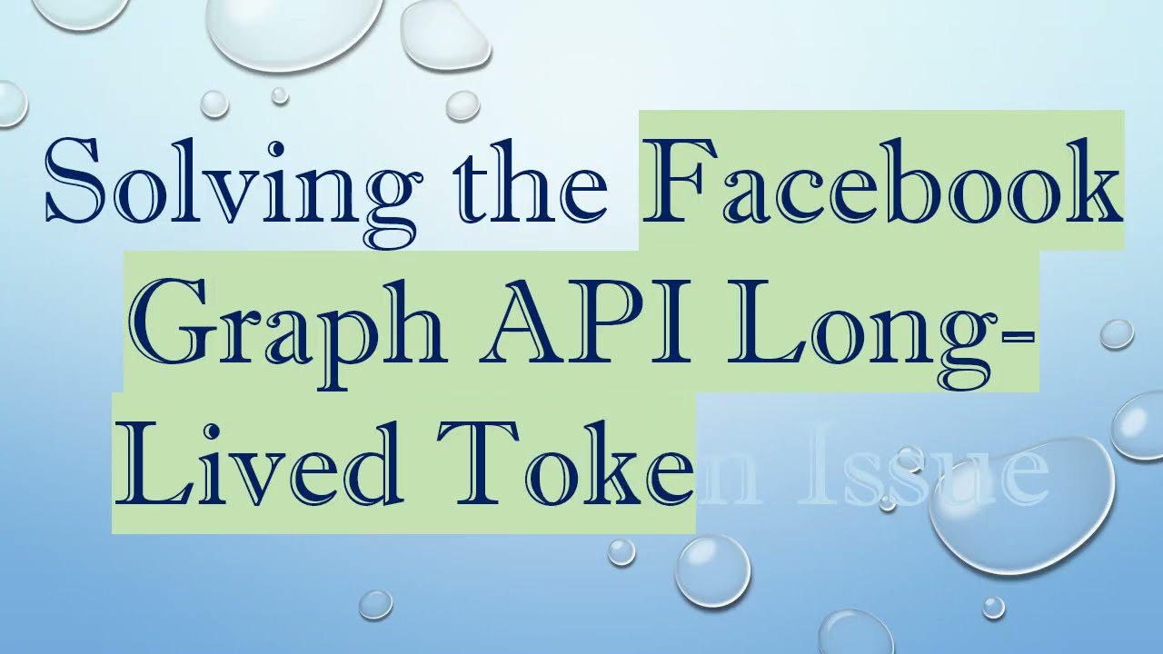 Solving the Facebook Graph API Long-Lived Token Issue
