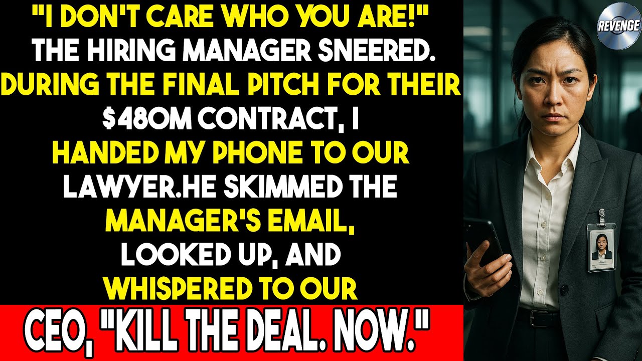 $480M Deal. One Email. The Moment She Realized the System Was Rigged.