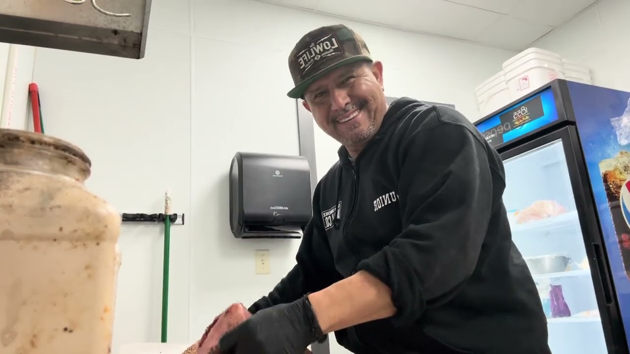 @1855BlackAngusBeef prep with Junior Urias