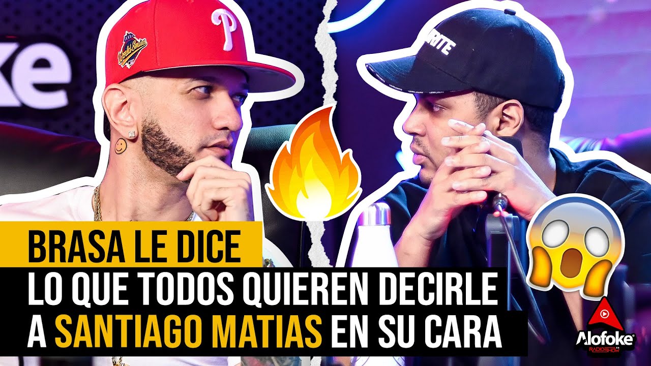 BRASA LE DICE LO QUE TODOS QUIEREN A SANTIAGO MATIAS EN SU CARA (ENTREVISTA X 3 VERSOS DE COLECCION)