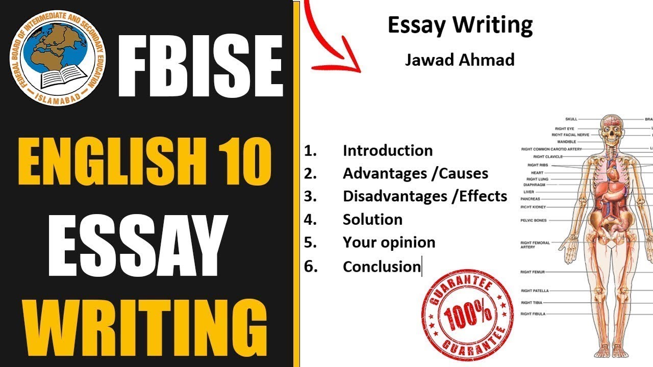 English 10 Essay Writing Tips  2024 |Federal Board
