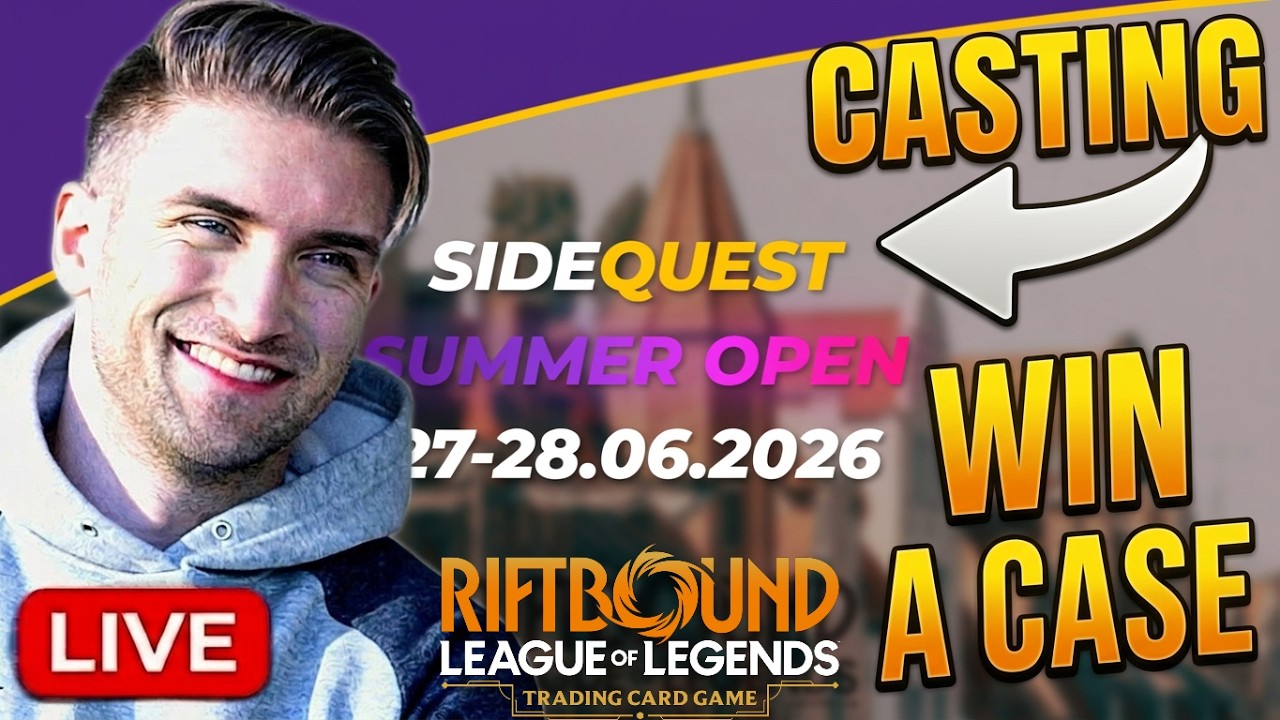 GRAND FINALS @SideQuestGdansk Summer Open 2026 Win-A-Case w/ Silv4n! Riftbound Unleashed Competitive