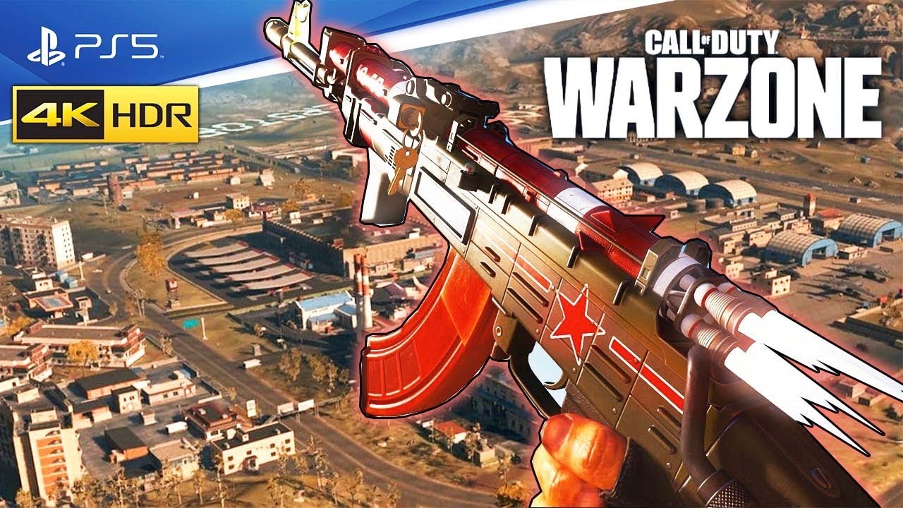 Warzone Solo (ROCKET AK47) Gameplay - Playstation 5 HDR 4K (No Commentary)
