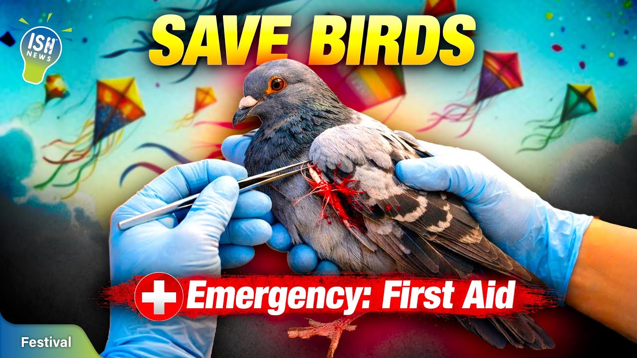 After Kite Festivals: How to Help an Injured Bird | ISH News