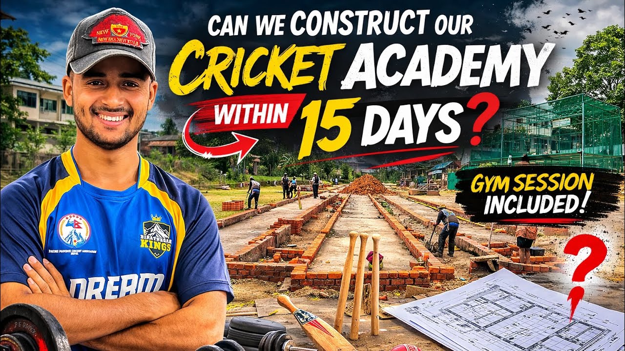 Day 1: Building Our Own Cricket Academy + Intense Gym Session