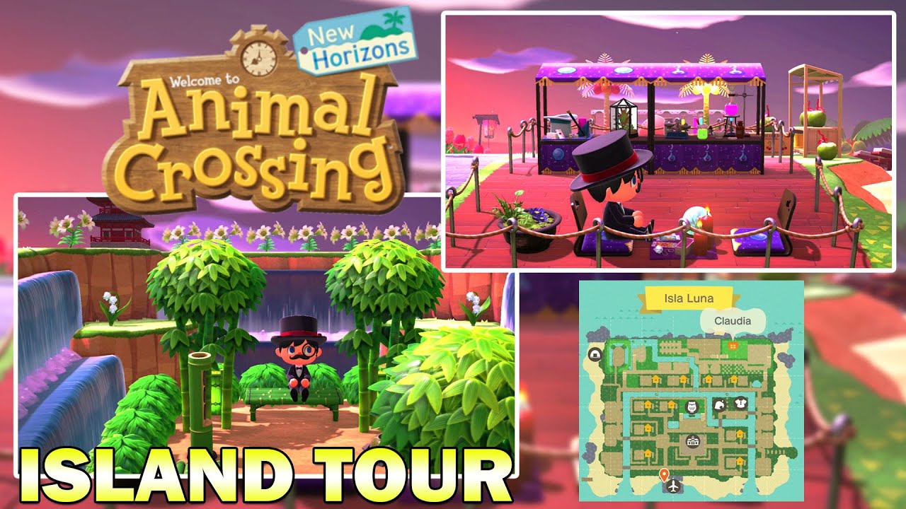 Beautiful 5-Star Island Full Of Great Design Ideas! Animal Crossing New Horizons Island Tour